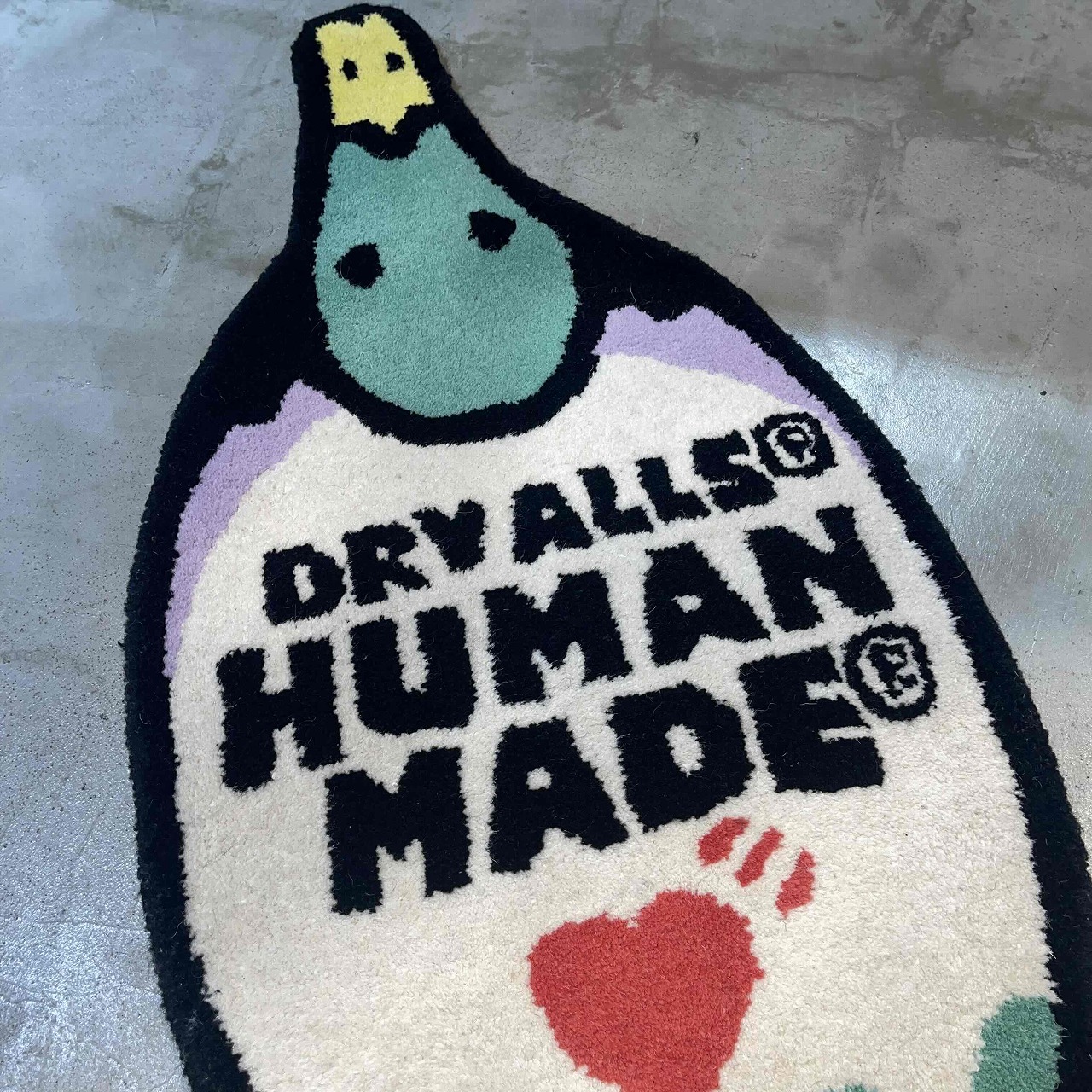 楽天市場】HUMAN MADE DUCK LARGE RUG 101cm x 41cm ヒューマンメイド