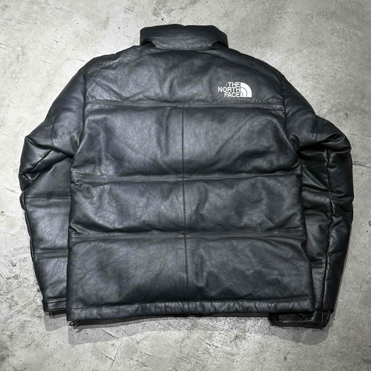 楽天市場】SUPREME x THE NORTH FACE 17aw LEATHER NUPTSE JACKET Size