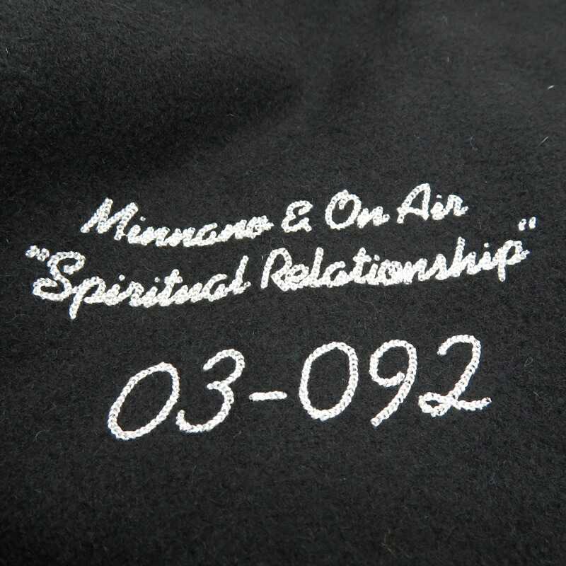 楽天市場】ON AIR 23ss MNOA VARSITY JACKET SIZE L オンエア ミンナノ