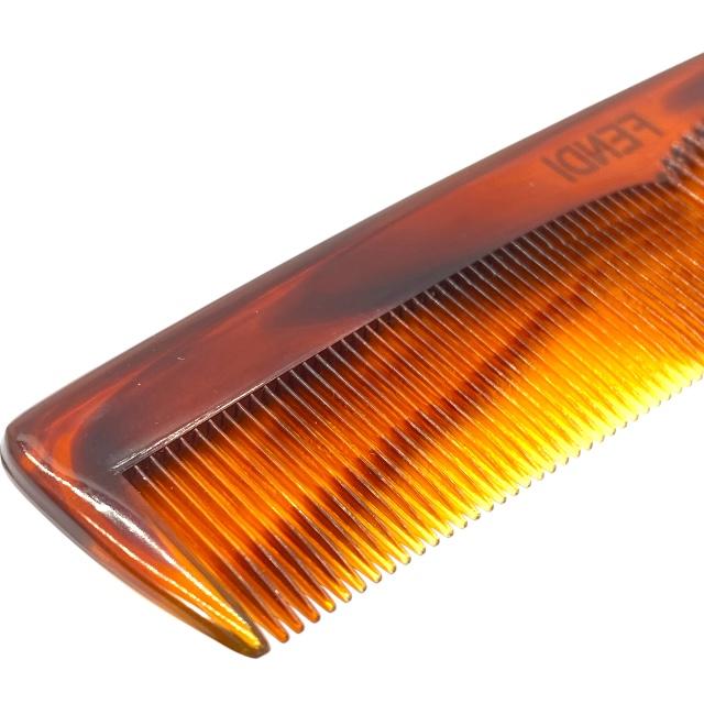 楽天市場】FENDI フェンディ コーム ヘアブラシ くし ロゴ べっ甲