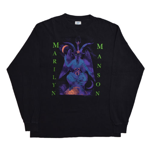 楽天市場】MARILYN MANSON WHEN I'M GOD EVERYONE DIES Vintage Long T