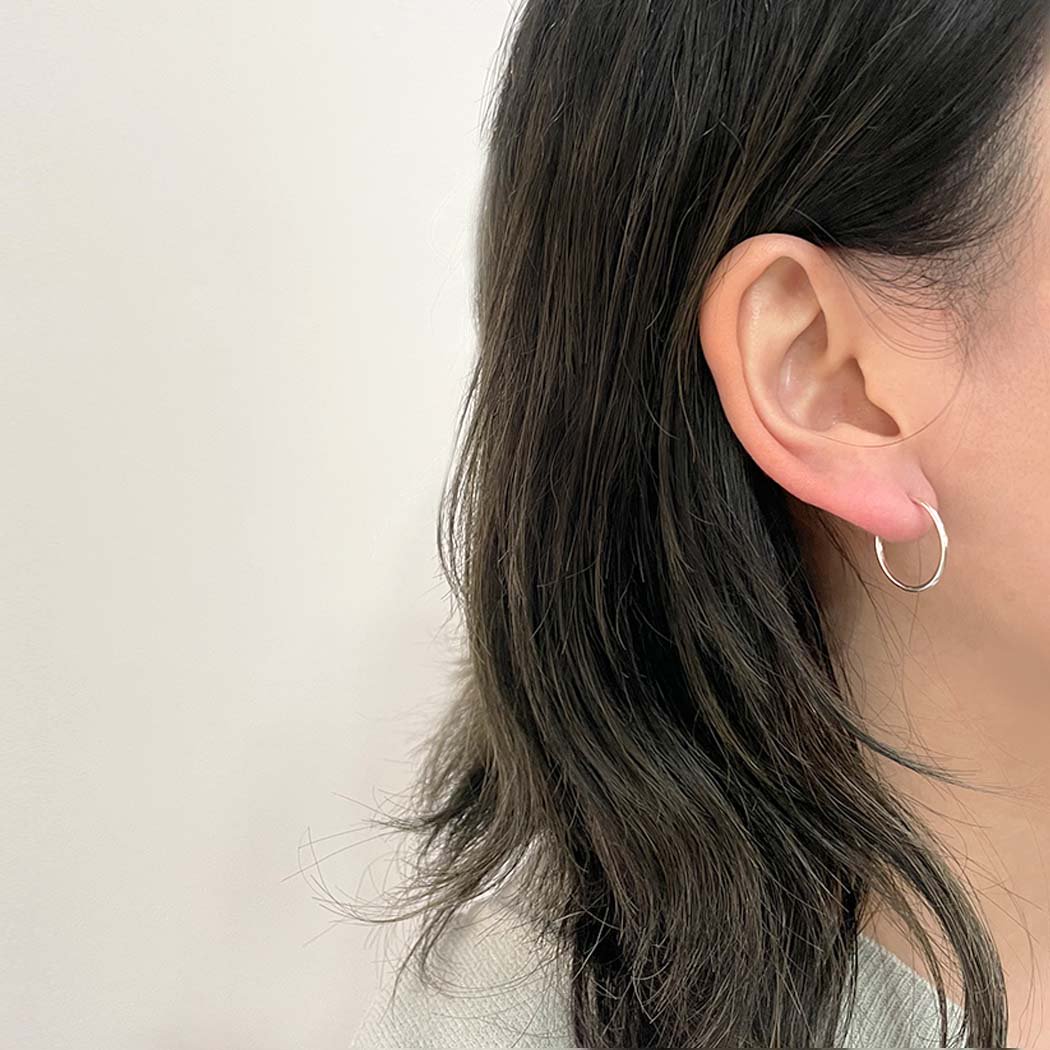 楽天市場】sinc シンク silver925 フープ ピアス シルバー キャッチの
