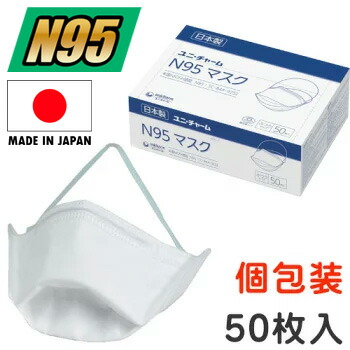 ユニ・チャーム N95マスク 小さめサイズ 50枚入 10箱セット 楽天市場