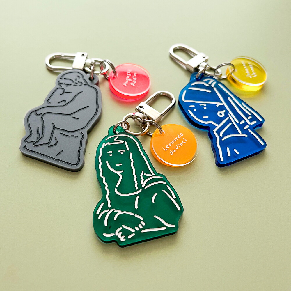 LASSEN アートワーク キーホルダー 6個セット LASSEN アートワーク