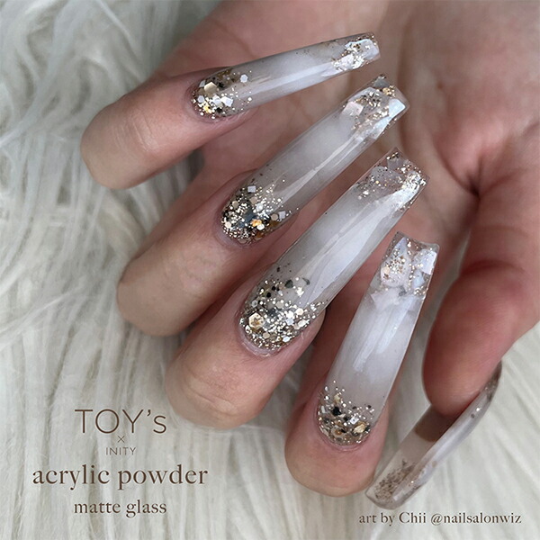 ネイルアート用品(筆など) EZFlow A Polymer Truly White Powder 453g