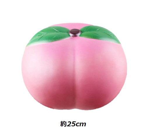 楽天市場】【最大3％OFF】 約25cm 特大スクイーズ ピーチ ビッグサイズ