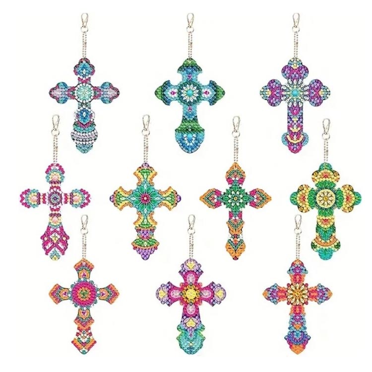 楽天市場】ダイヤモンドアート ビーズ キット キーホルダー 刺繍キット