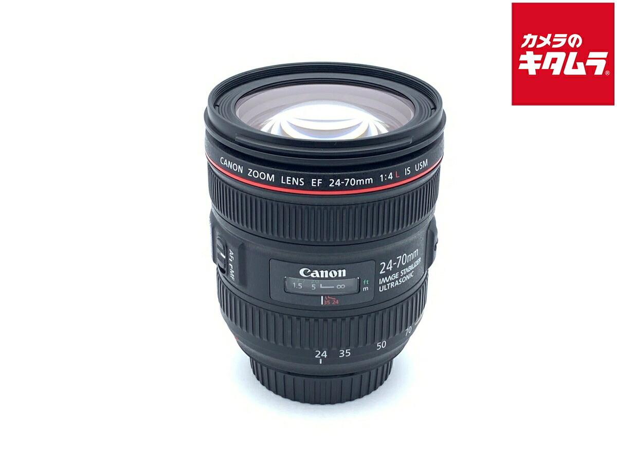 EF24-70mm F4L IS USM フード ケース 保護フィルター付き EF24-70mm