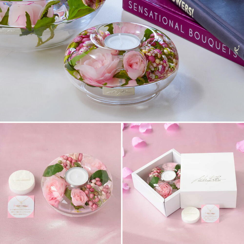 楽天市場】造花 薔薇 バラ キャンドルホルダープリマローズpk