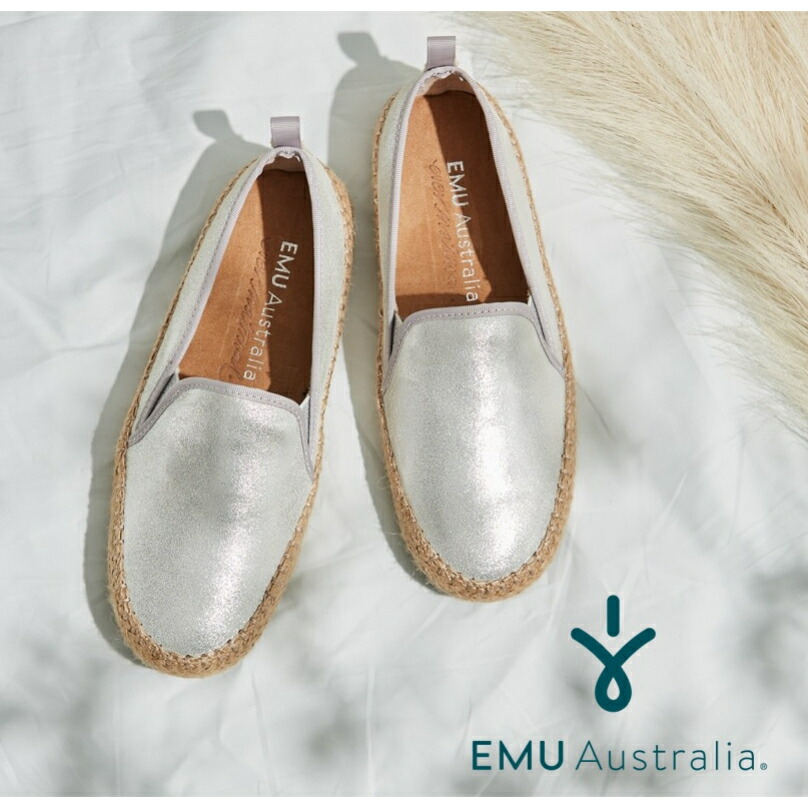 楽天市場】【公式】EMU Australia Gum Metallic エスパドリーユ