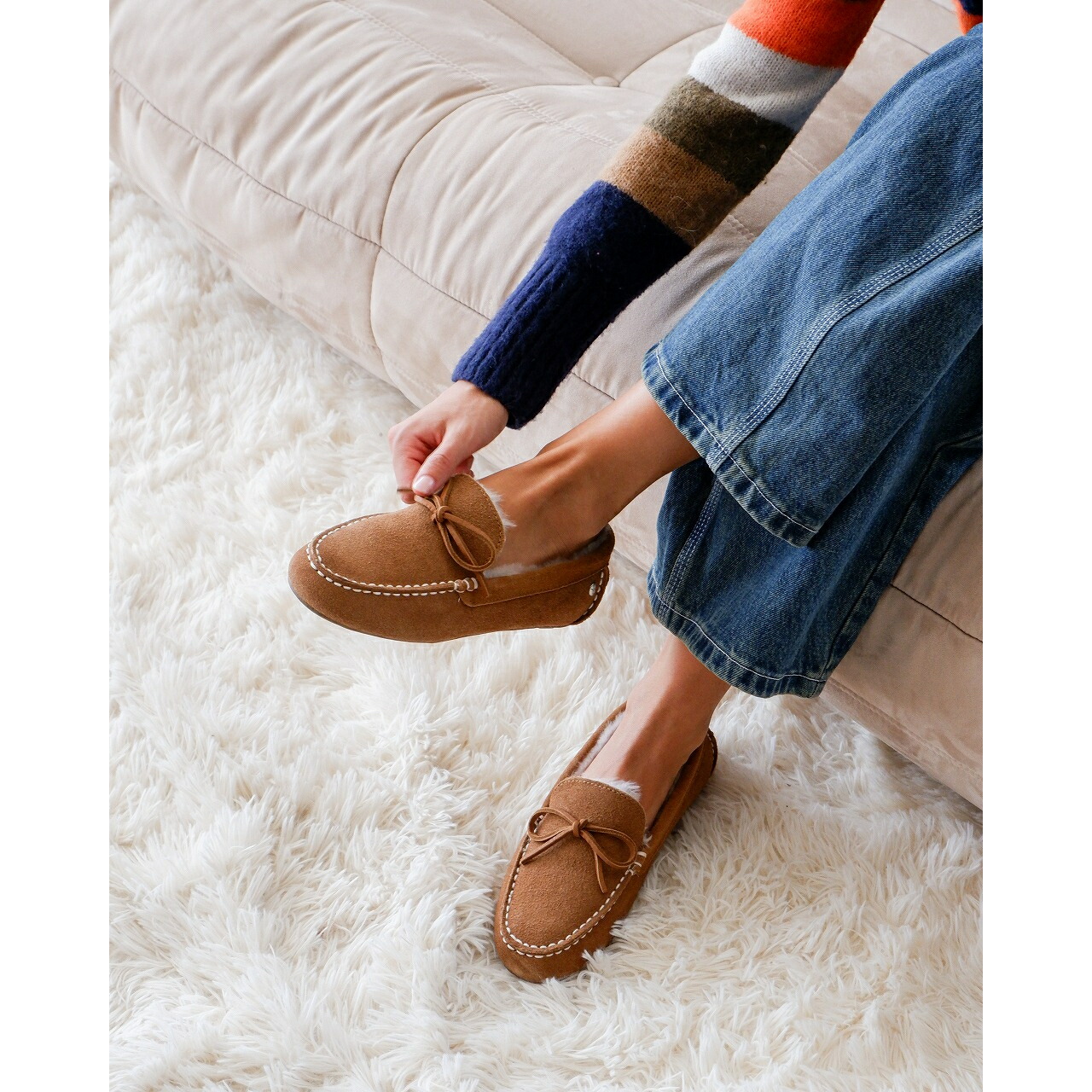 楽天市場】【公式】EMU Australia エミュ Sandrine モカシン シープ