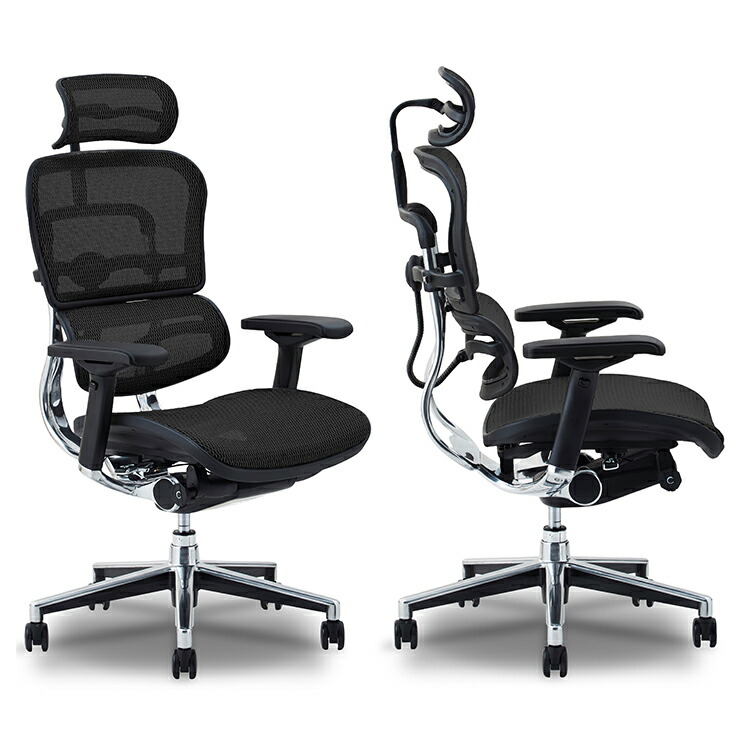 楽天市場】オフィスチェア メッシュ エルゴヒューマン ベーシックハイ