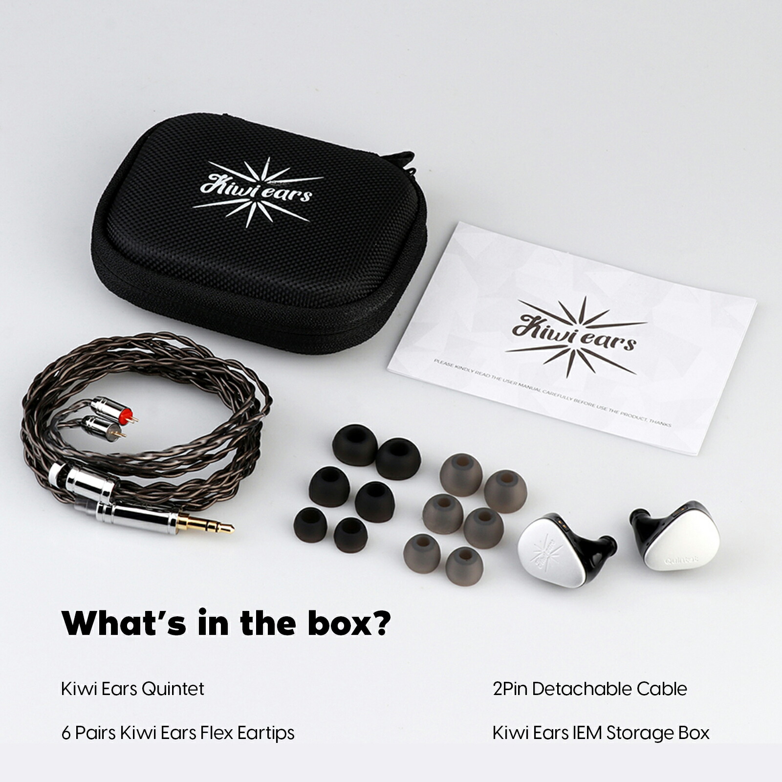 楽天市場】【PR】「送料無料」Kiwi Ears Quintetハイブリッド型HIFI