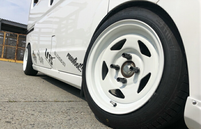 楽天市場】TC01 白 13inch 7.0j 4穴 PCD100 ※ホイール 2本 テッチン 鉄