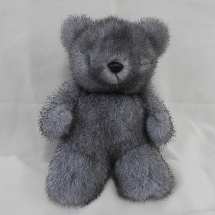 楽天市場】【ふるさと納税】ブルーアイリスミンク ぬいぐるみ くま