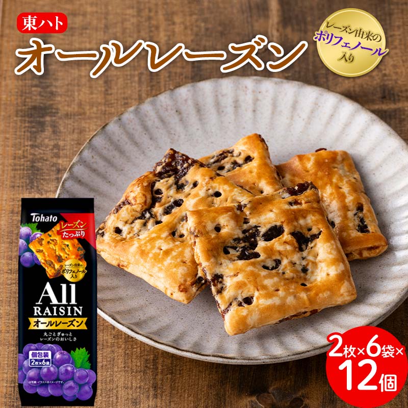 楽天市場】【ふるさと納税】東ハト オールレーズン 2枚×6袋×12個