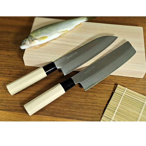 楽天市場】【ふるさと納税】 濃州正宗作 鋼和包丁2点セット（三徳+薄刃