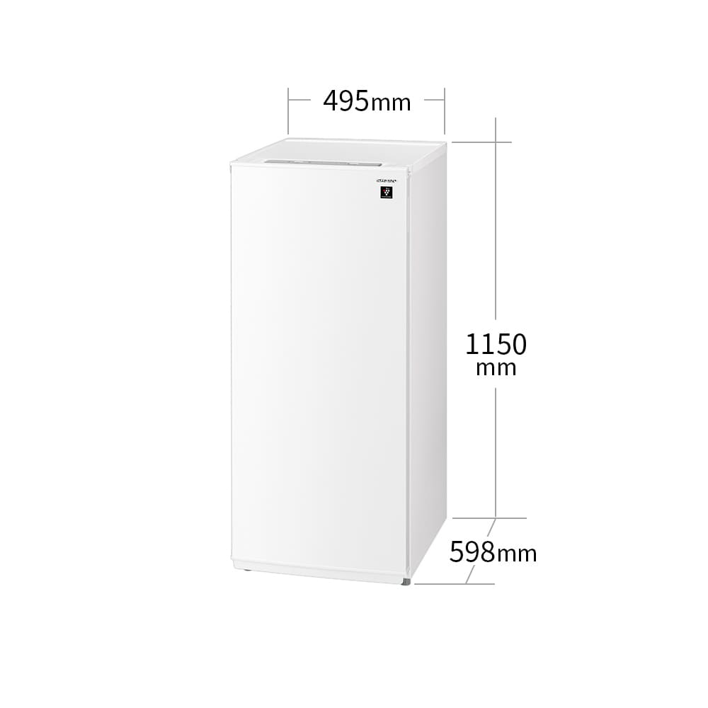 楽天市場】【ふるさと納税】T101 SHARP 冷凍庫 FJ-HF13H-W（ホワイト系