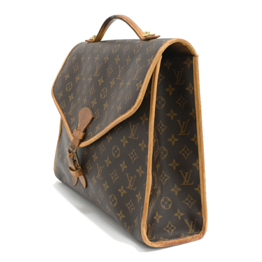 Louis Vuitton ビジネスバッグ ブラウン LOUIS VUITTONブラウンレザー