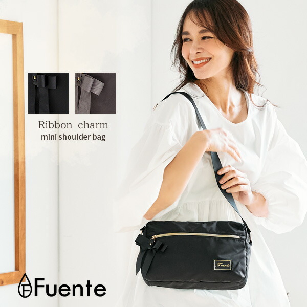 楽天市場】全国送料無料【リボンチャームナイロンminiショルダーバッグ