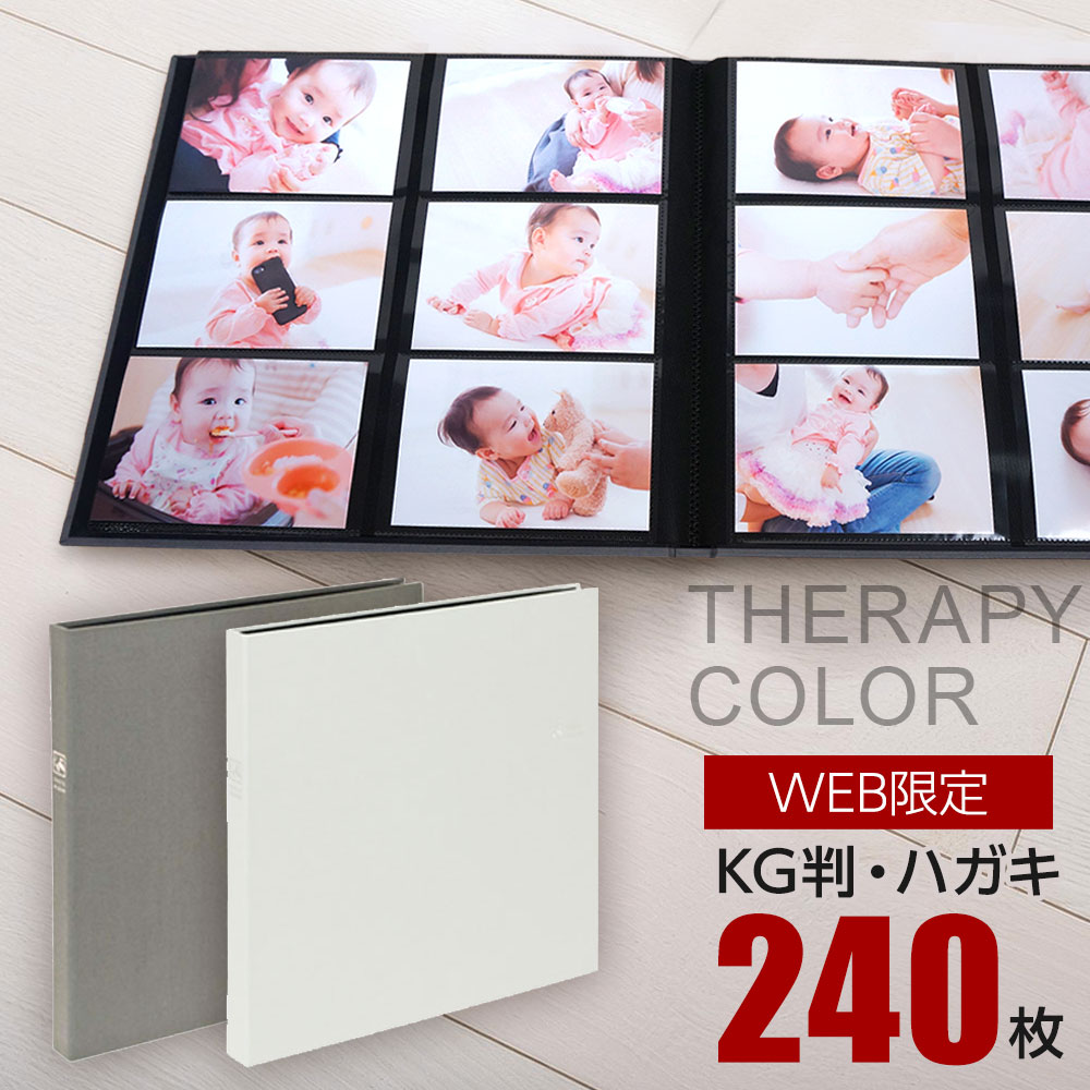 楽天市場】【WEB限定】【KG判240枚収納】 アルバム 6面ポケット