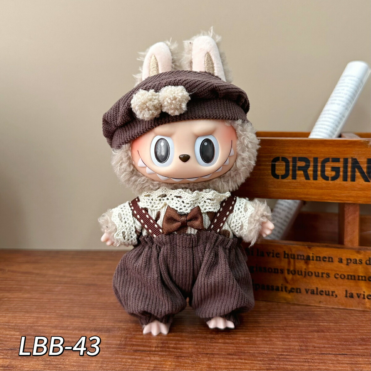 楽天市場】Labubu 着せ替え服 17cm ドール用 洋服 セット ラブブ 1代 2