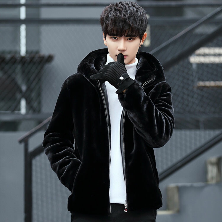 楽天市場】極暖総ボア素材！パーカー メンズ ジップアップパーカー