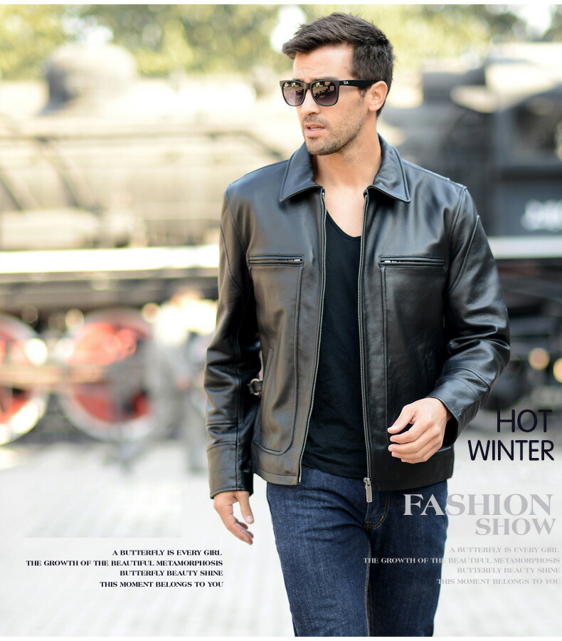 楽天市場】本革ジャケット 牛革 バイクジャケット シングルライダース