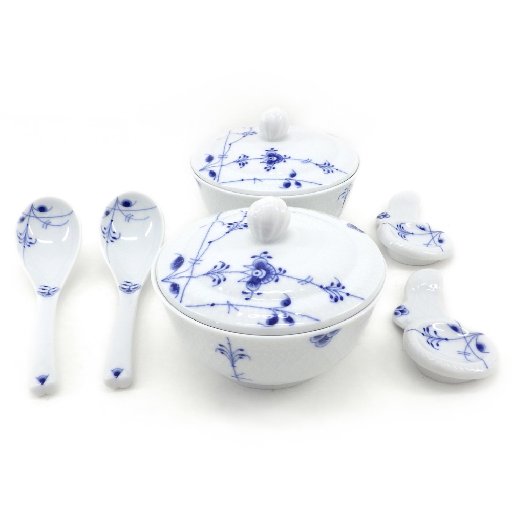 新品◇ ロイヤルコペンハーゲン ブルーパルメッテ スプーン レンゲ 5