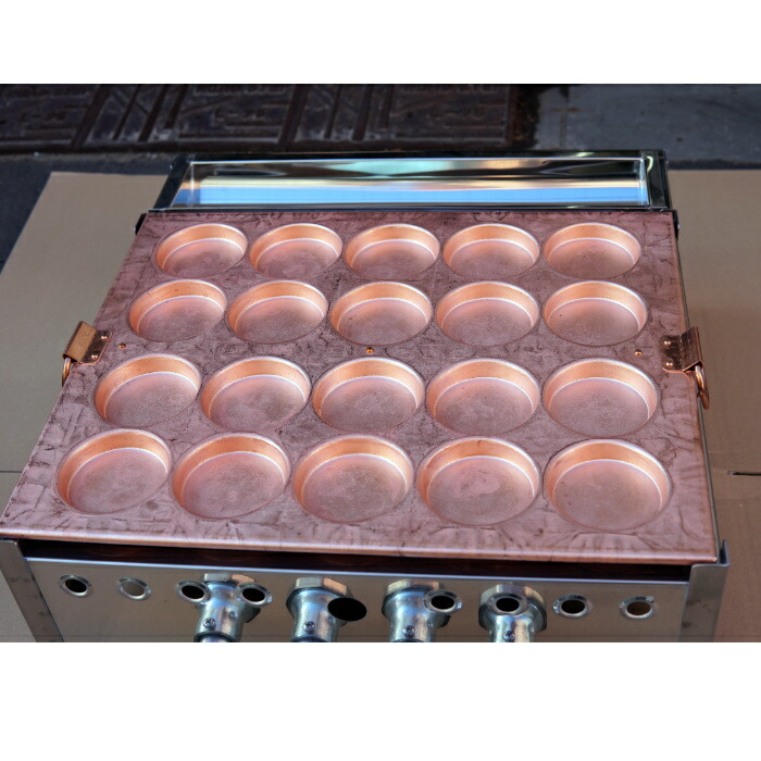 楽天市場】LPG専用 業務用 大判焼き器 20穴( 今川焼機 大判焼器 人気