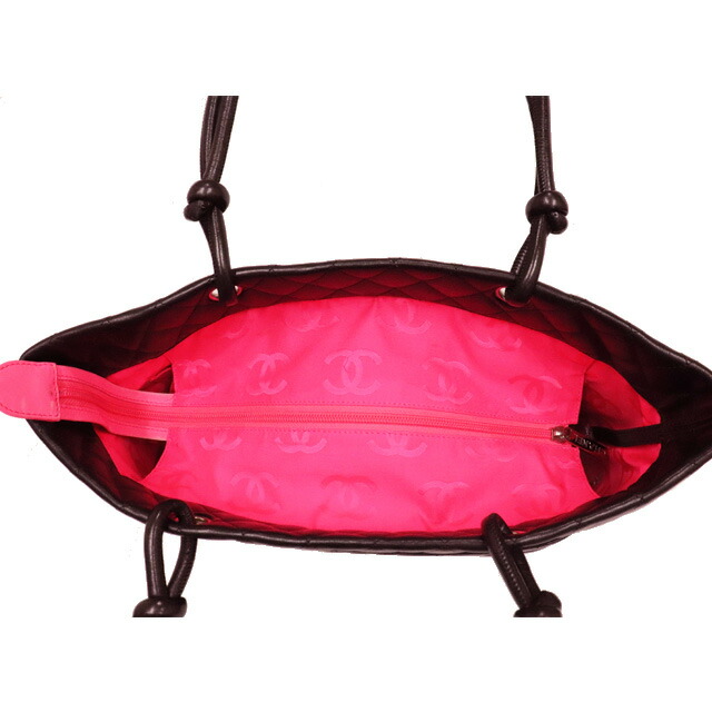 楽天市場】シャネル CHANEL カンボンライン トートバッグ ラムスキン