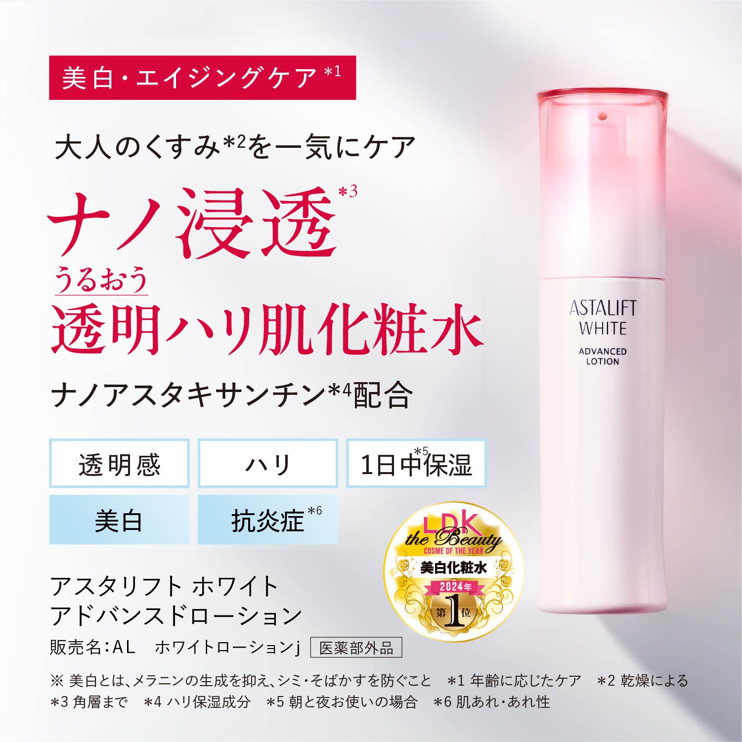 楽天市場】アスタリフト ホワイト アドバンスドローション 130mL
