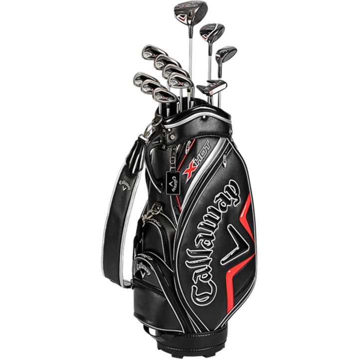 楽天市場】キャロウェイ X HOT パッケージセット 11本組 キャディ