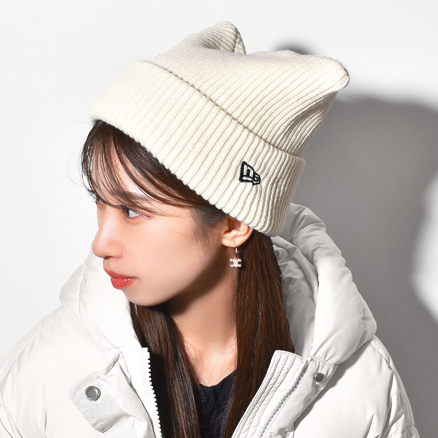 楽天市場】ニューエラ ニット帽 レディース NEWERA 猫耳 ネコ耳
