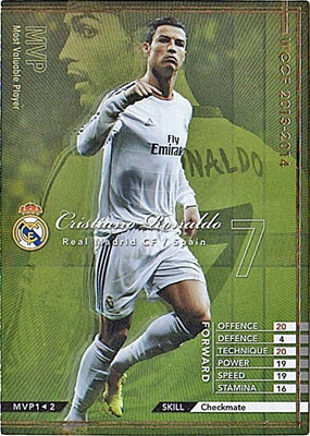楽天市場】WCCF 13-14 MVP1 クリスティアーノ・ロナウド : フルアヘッド