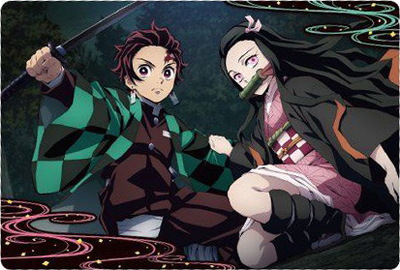 楽天市場】014 竈門炭治郎＆竈門禰豆子【ビジュアルカード】 鬼滅の刃