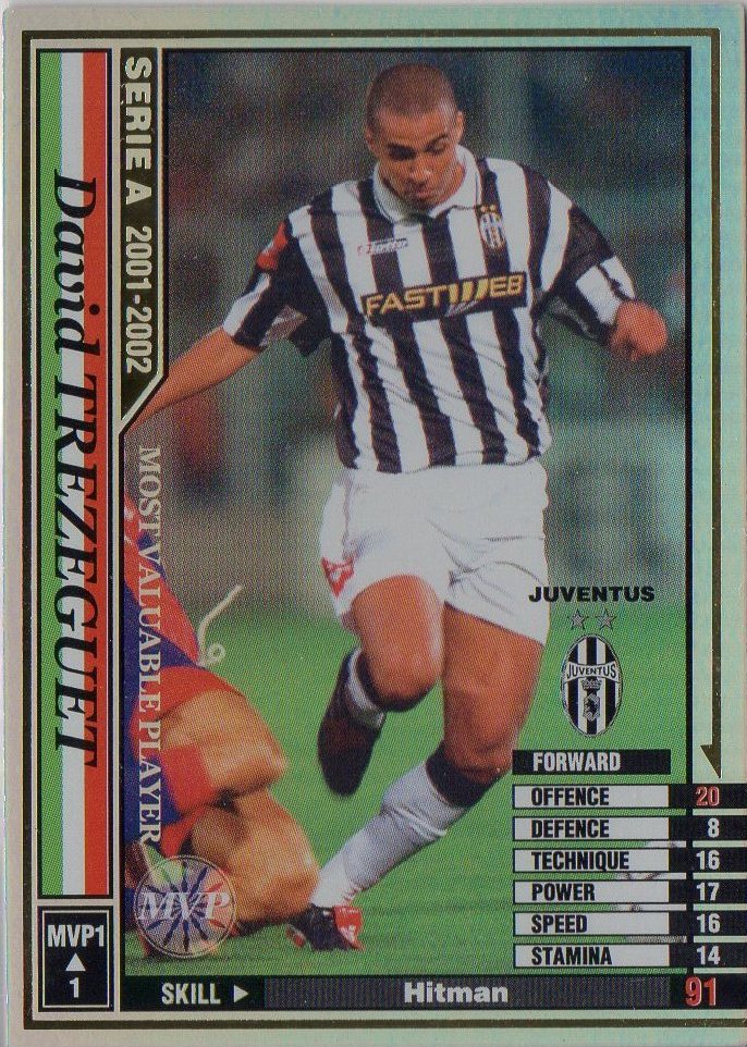 楽天市場】WCCF 01-02 MVP ダヴィド・トレゼゲ : フルアヘッド