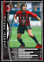 楽天市場】WCCF 04-05 ACミラン 黒 157 フィリッポ・インザーギ