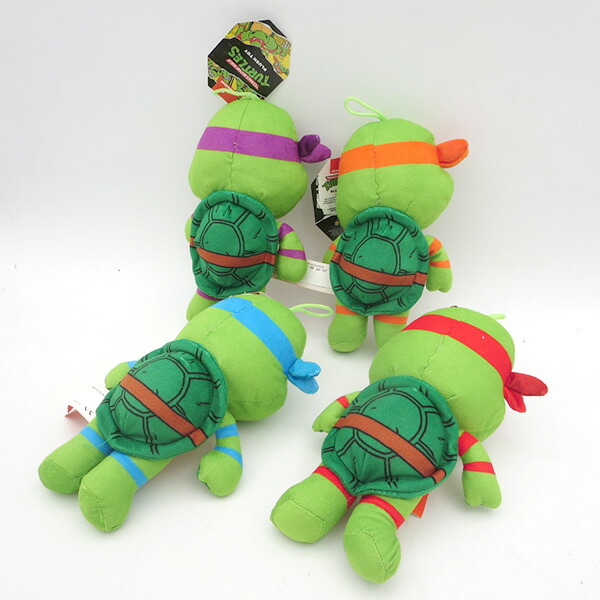 楽天市場】タートルズ ぬいぐるみ 4体セット 8.5インチ プラッシュ