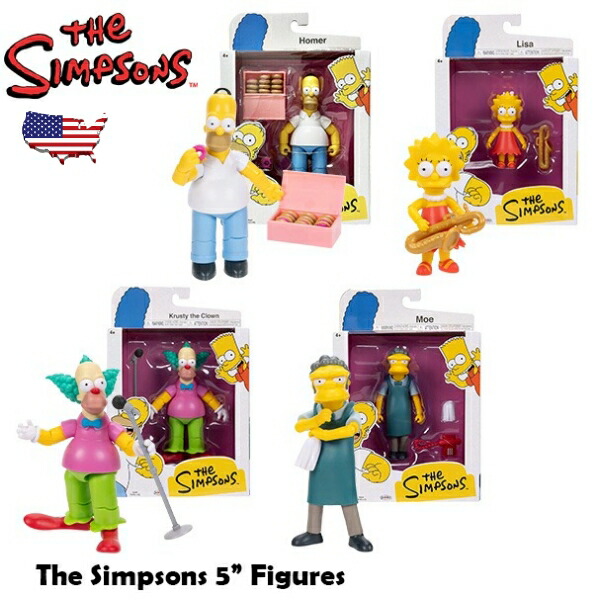 楽天市場】シンプソンズ フィギュア 5インチ ザ・シンプソンズ