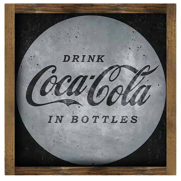 楽天市場】コカコーラ 看板 アメリカン メタルサイン 木枠 コカコーラ