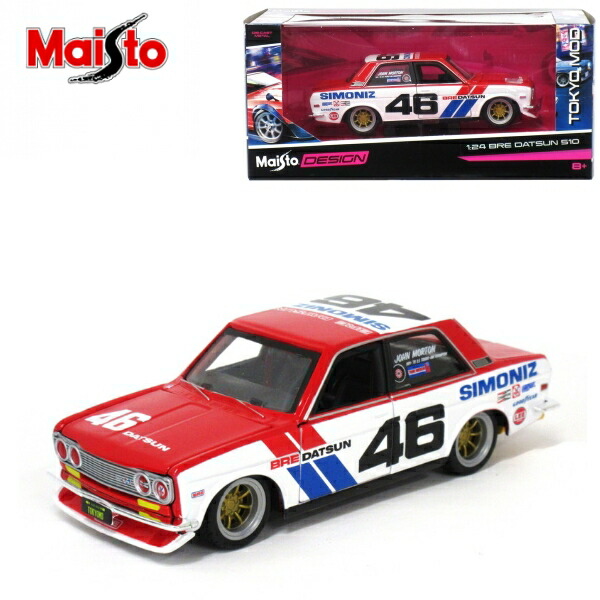 楽天市場】ミニカー マイスト トヨタ ダットサン 510 toyota 1/24