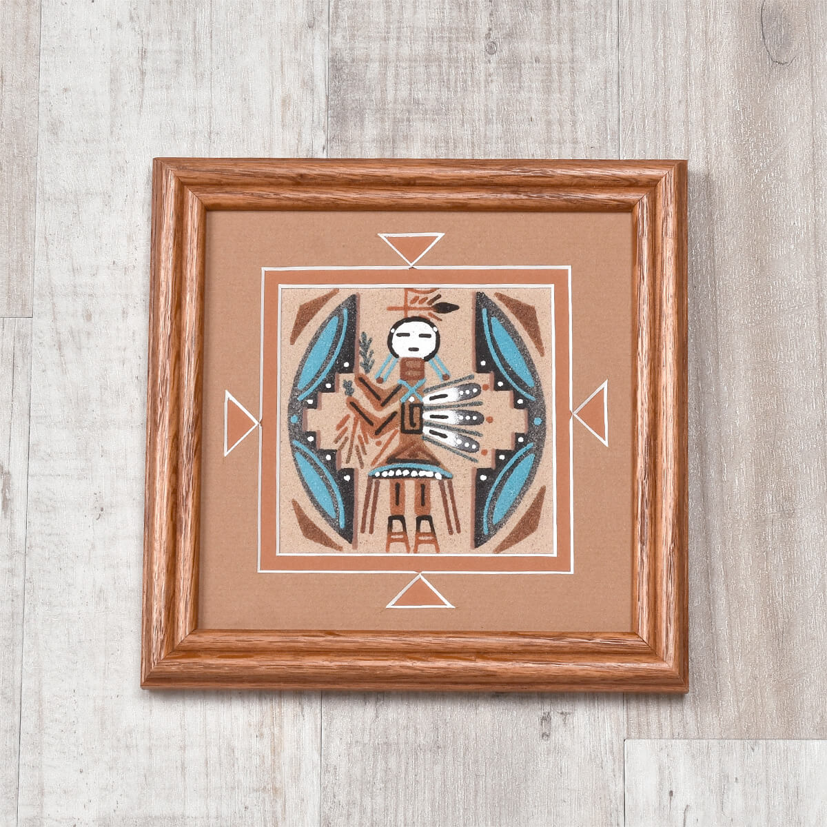 楽天市場】【FUNNY公式ストア】 ナバホ族 サンドペイント スクエア