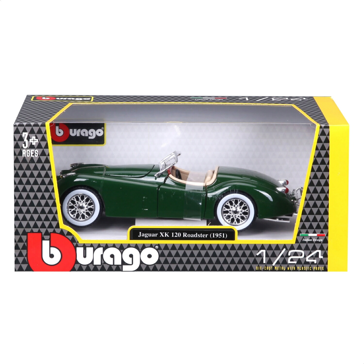 楽天市場】ミニカー 1/24 Bburago ジャガー XK120 ロードスター 1951