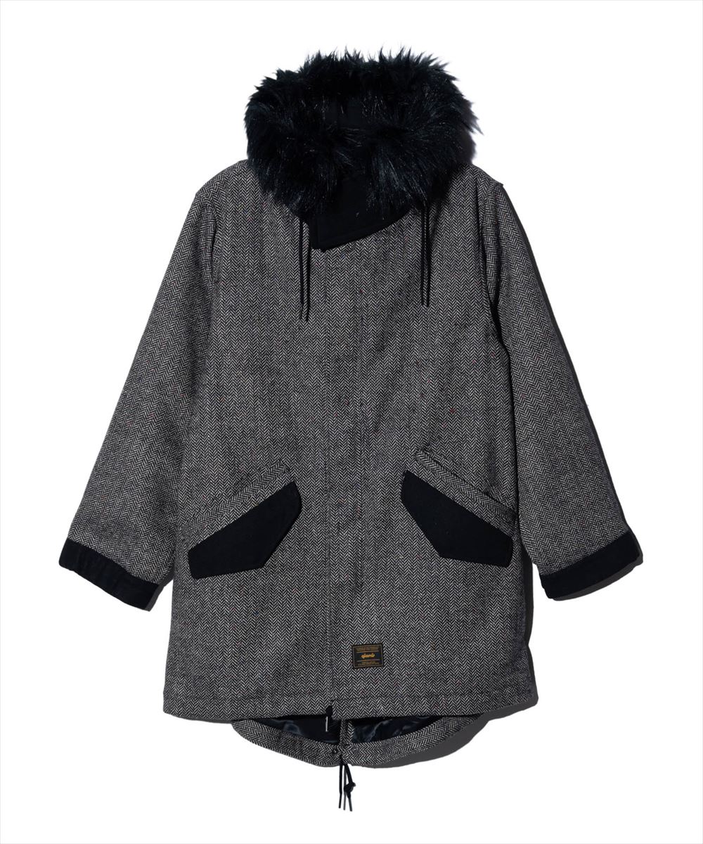 楽天市場】High Neck Mods Coat / ハイネックモッズコート glamb