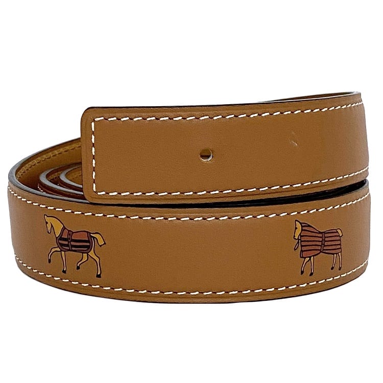 楽天市場】【送料無料】 エルメス ベルト ブラウン ec-20327 美品 レア