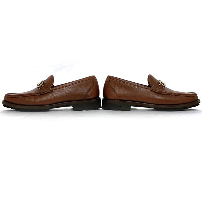 楽天市場】サルヴァトーレ フェラガモ ローファー ec-21585 ブラウン