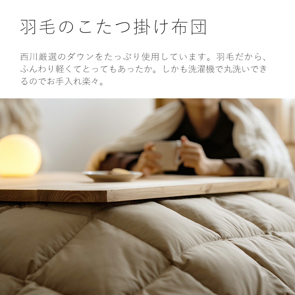 楽天市場】3/1限定☆11％OFFクーポン 西川 羽毛こたつ掛布団 長方形