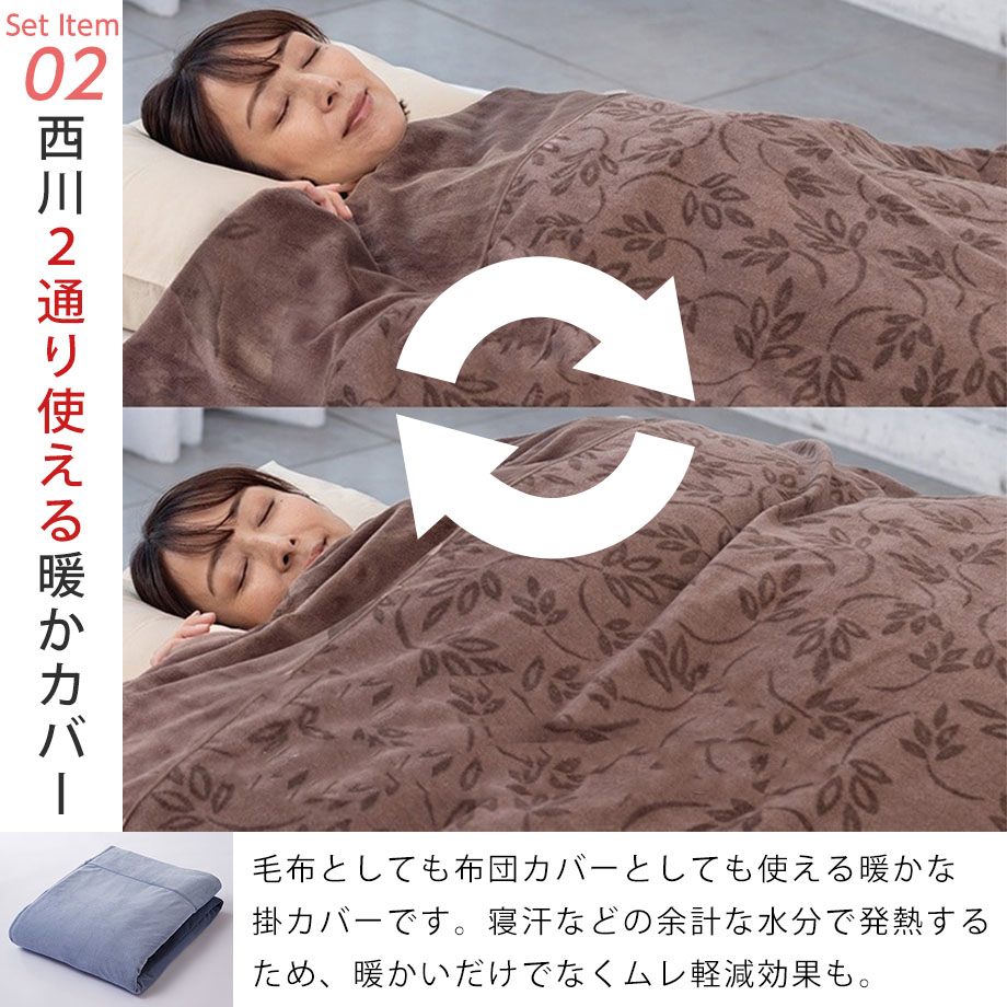 楽天市場】【福袋】西川 超密着福袋 シングルサイズ 羽毛布団 羽毛