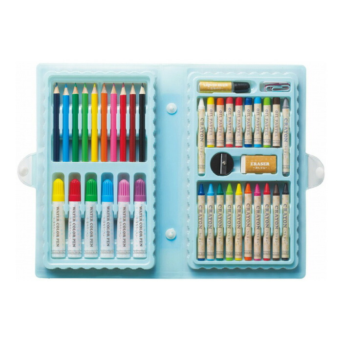 楽天市場】色鉛筆 クレヨン カラーペン パステル 液体のり 鉛筆削り